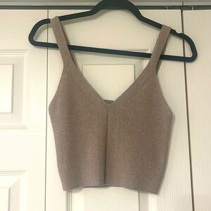 NWT Madewell knit cropped top